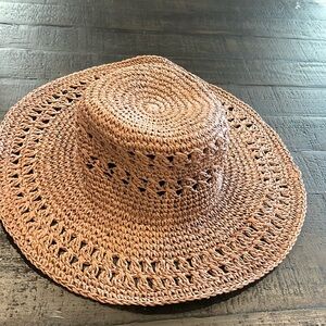 Dusty mauve resort hat